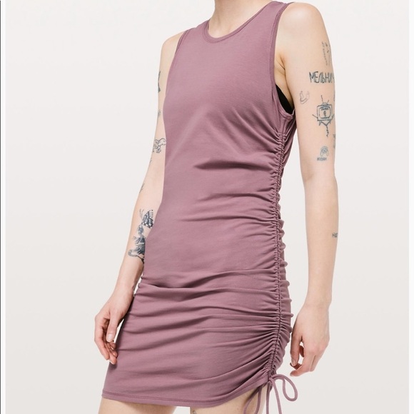 lululemon athletica Dresses & Skirts - Lululemon Cinch it Dress in Purple Size 6